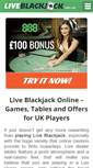 Mobile Screenshot of liveblackjack.org.uk